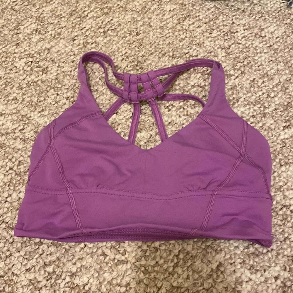 Lululemon sports bra purple